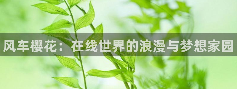 omofun动漫下载网：风车樱花：在线世界的浪漫与梦想家园